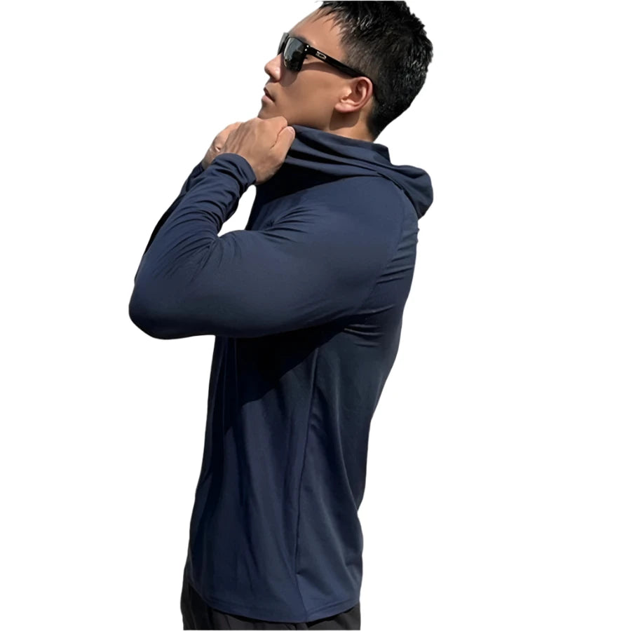 Mens Lightweight Fitness Hoodie