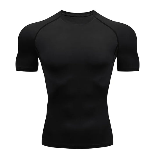 Mens Short Sleeve Compression Top