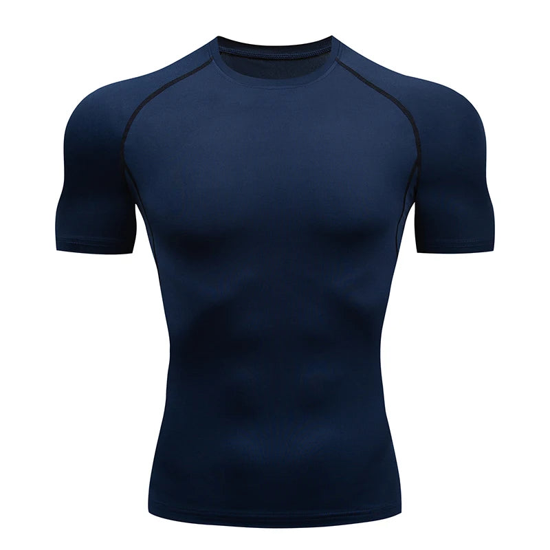 Mens Short Sleeve Compression Top